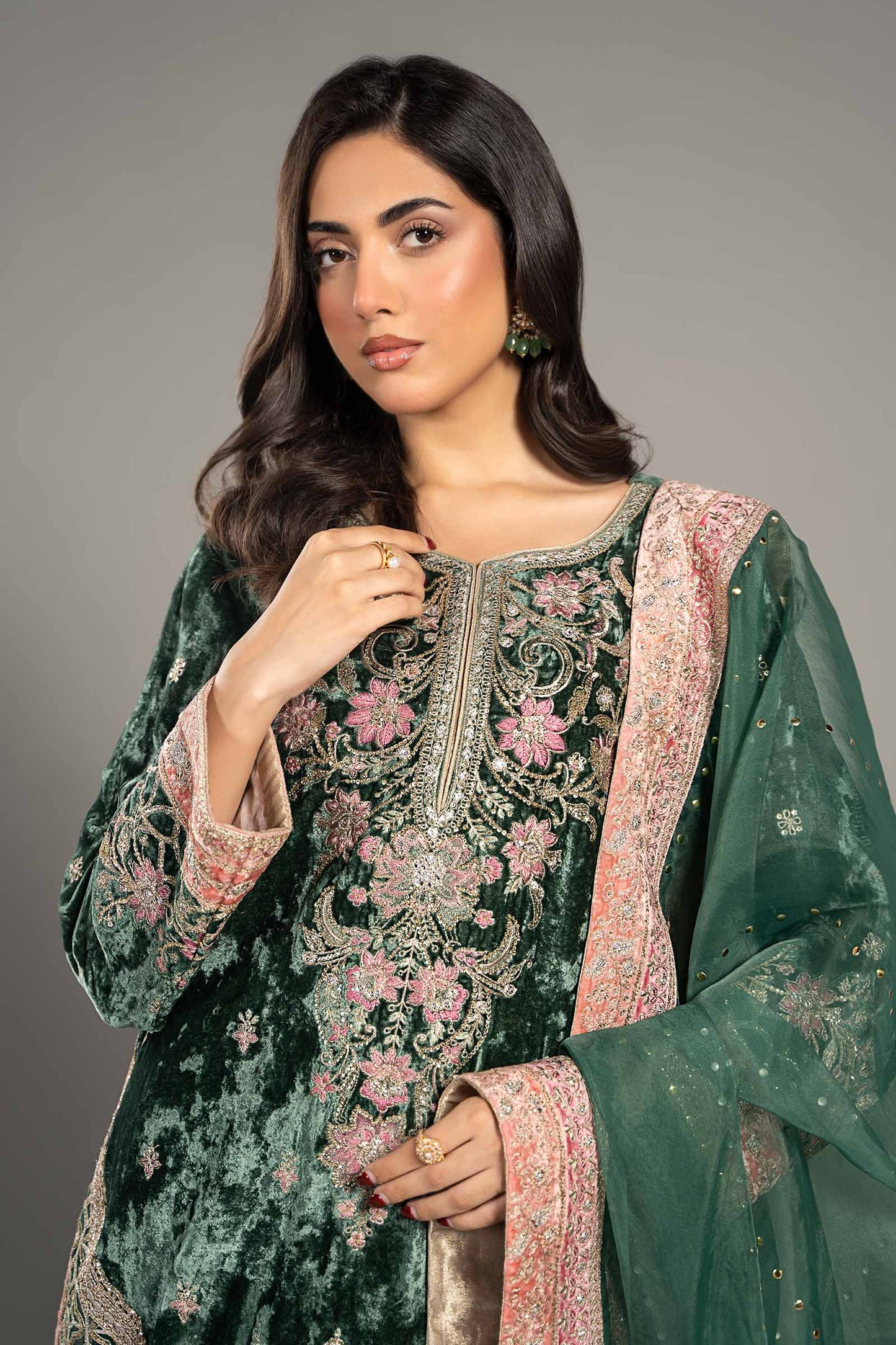 Maira B | Ready to Wear | SF-W24-21 by Maria Faisal - Registered Vendor of : Maria B - type : Wedding Dress - 100% original wedding dresses