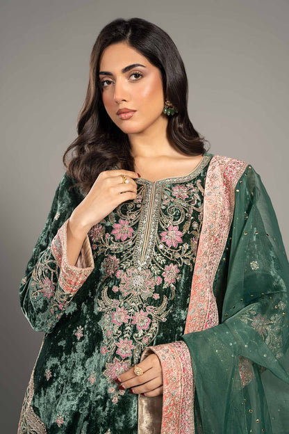 Maira B | Ready to Wear | SF-W24-21 by Maria Faisal - Registered Vendor of : Maria B - type : Wedding Dress - 100% original wedding dresses