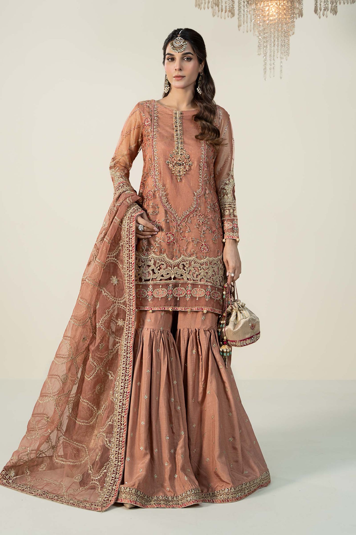 Maira B | Ready to Wear | SF-W24-24 by Maria Faisal - Registered Vendor of : Maria B - type : Wedding Dress - 100% original wedding dresses