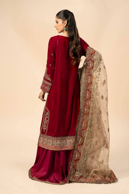 Maira B | Ready to Wear | SF-W24-29 Pink by Maria Faisal - Registered Vendor of : Maria B - type : Wedding Dress - 100% original wedding dresses