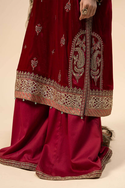 Maira B | Ready to Wear | SF-W24-29 Pink by Maria Faisal - Registered Vendor of : Maria B - type : Wedding Dress - 100% original wedding dresses