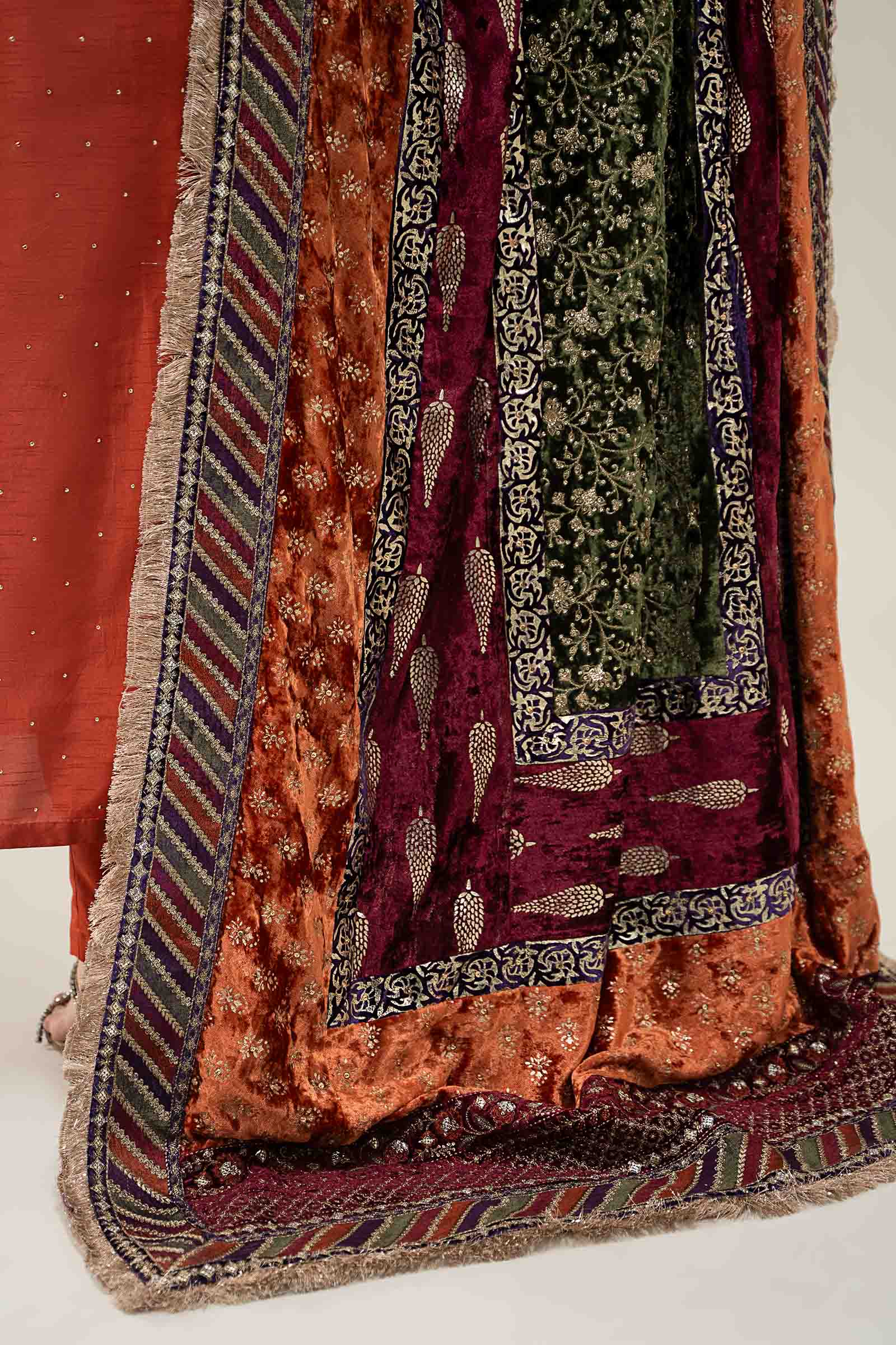 Maira B | Ready to Wear | SF-W24-30 Green by Maria Faisal - Registered Vendor of : Maria B - type : Wedding Dress - 100% original wedding dresses