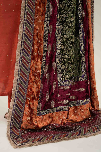 Maira B | Ready to Wear | SF-W24-30 Green by Maria Faisal - Registered Vendor of : Maria B - type : Wedding Dress - 100% original wedding dresses