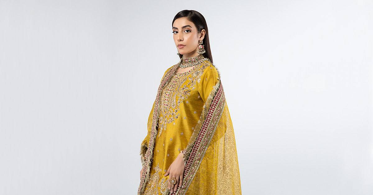 Maira B | Ready to Wear | SF-W24-32 by Maria Faisal - Registered Vendor of : Maria B - type : Wedding Dress - 100% original wedding dresses