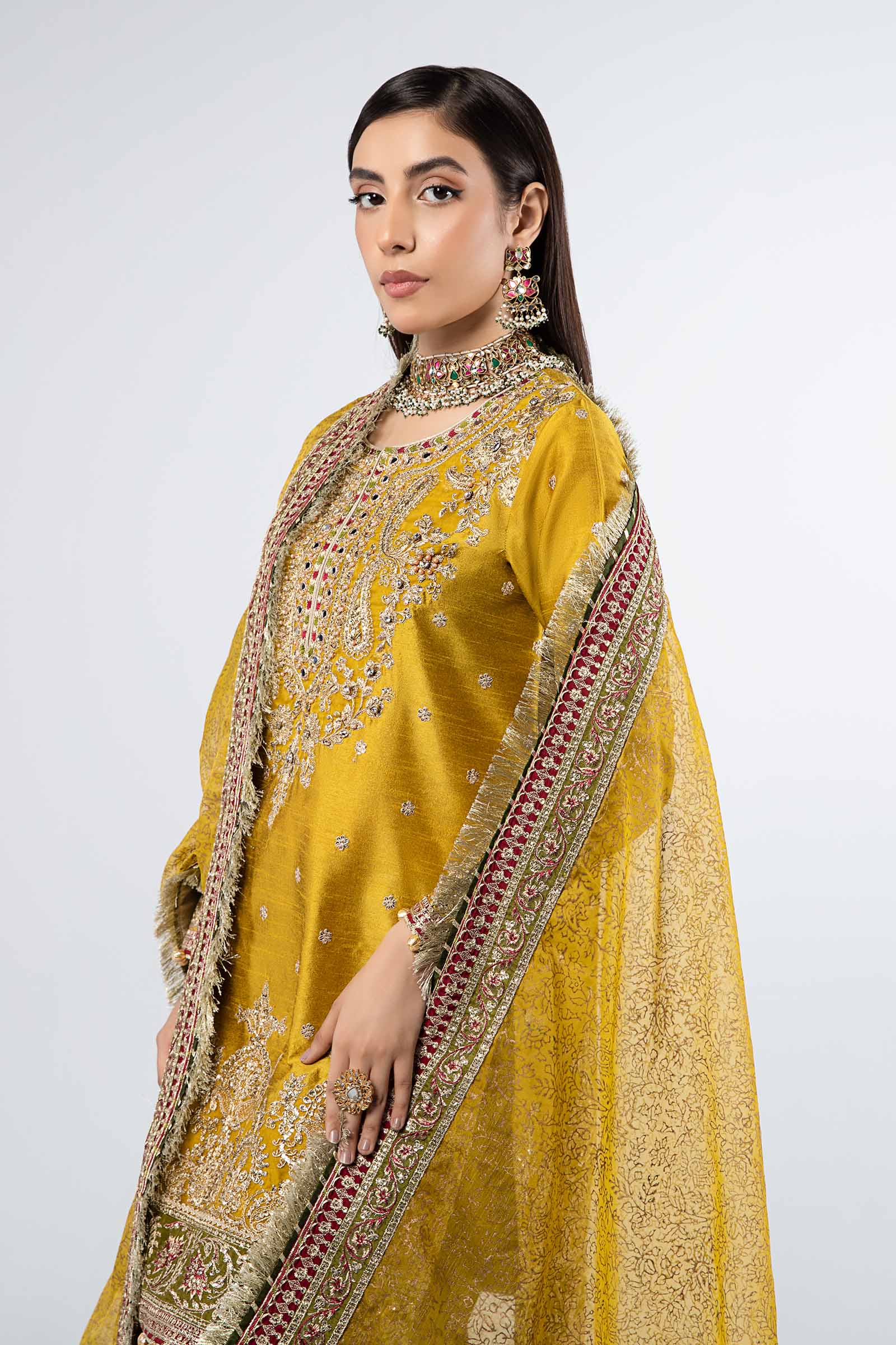 Maira B | Ready to Wear | SF-W24-32 by Maria Faisal - Registered Vendor of : Maria B - type : Wedding Dress - 100% original wedding dresses