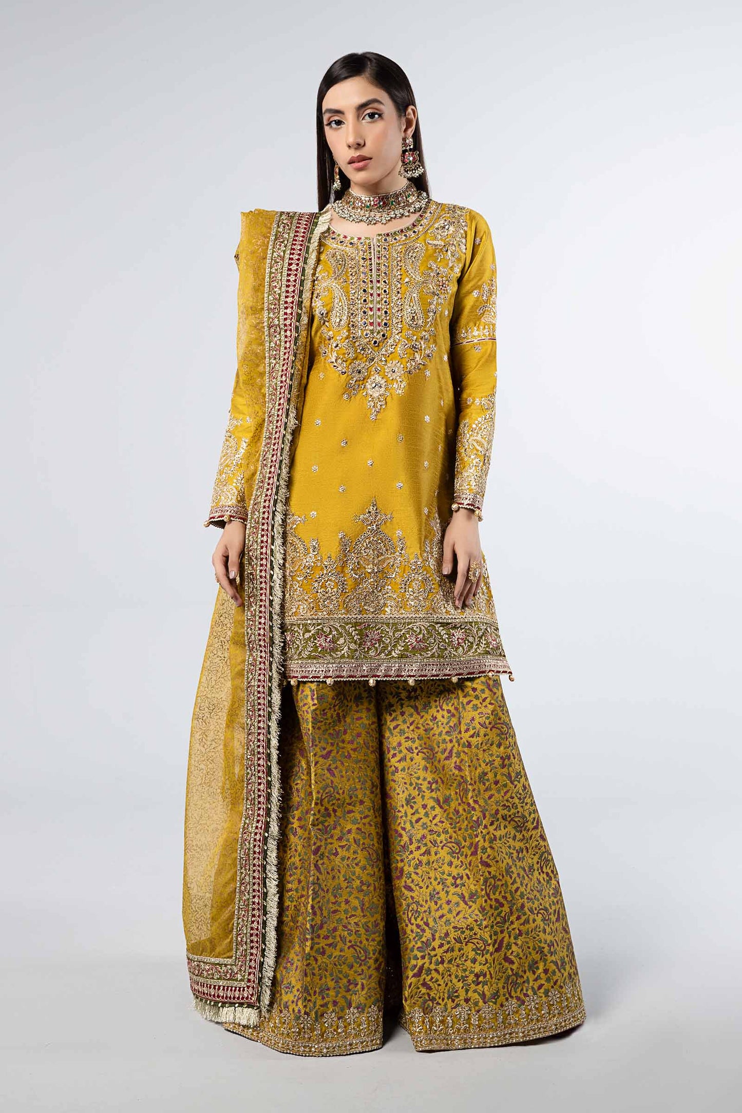 Maira B | Ready to Wear | SF-W24-32 by Maria Faisal - Registered Vendor of : Maria B - type : Wedding Dress - 100% original wedding dresses