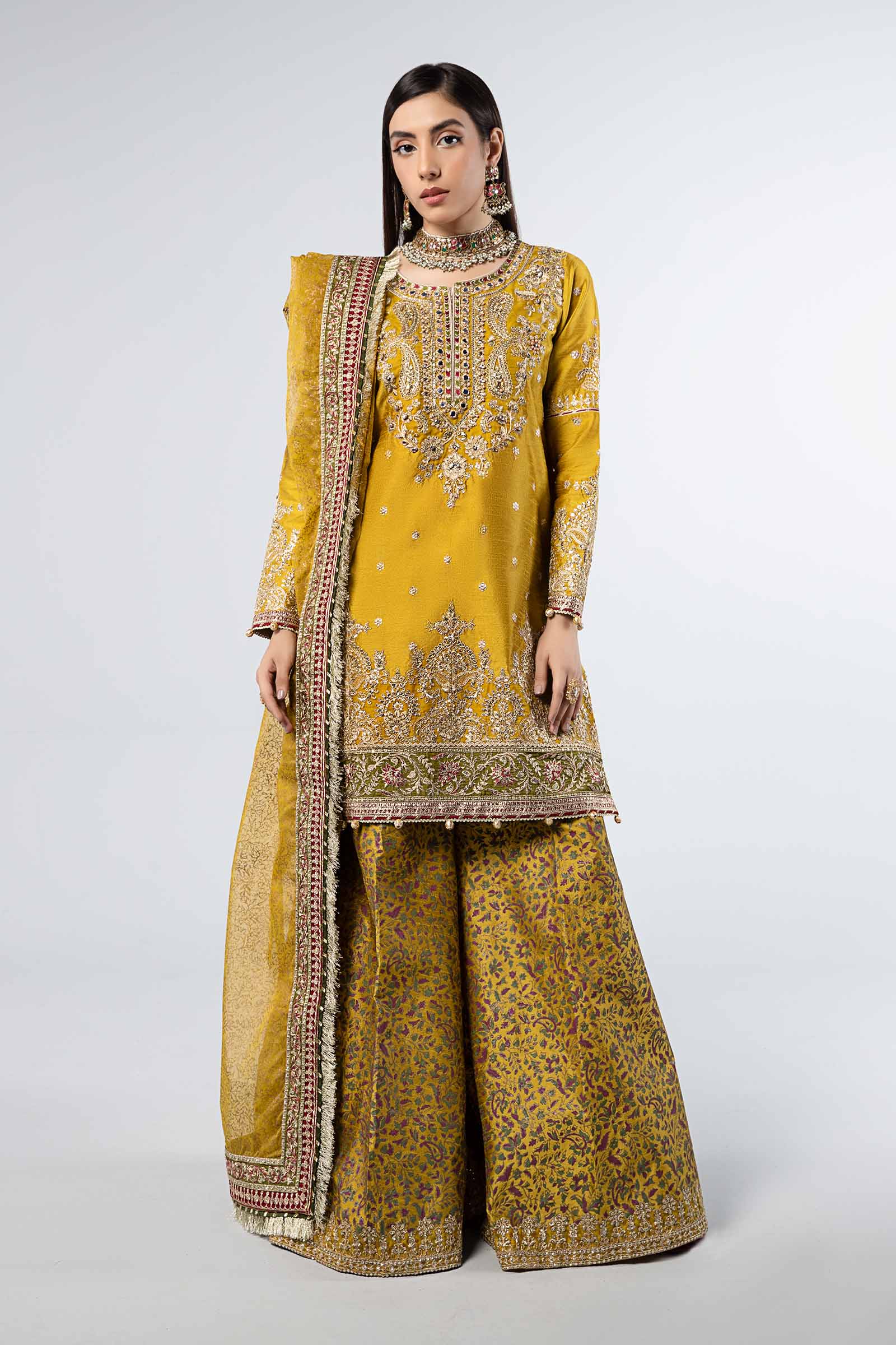Maira B | Ready to Wear | SF-W24-32 by Maria Faisal - Registered Vendor of : Maria B - type : Wedding Dress - 100% original wedding dresses