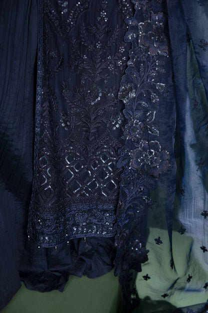 Maira B | Ready to Wear | SF-W24-44 Blue by Maria Faisal - Registered Vendor of : Maria B - type : Wedding Dress - 100% original wedding dresses