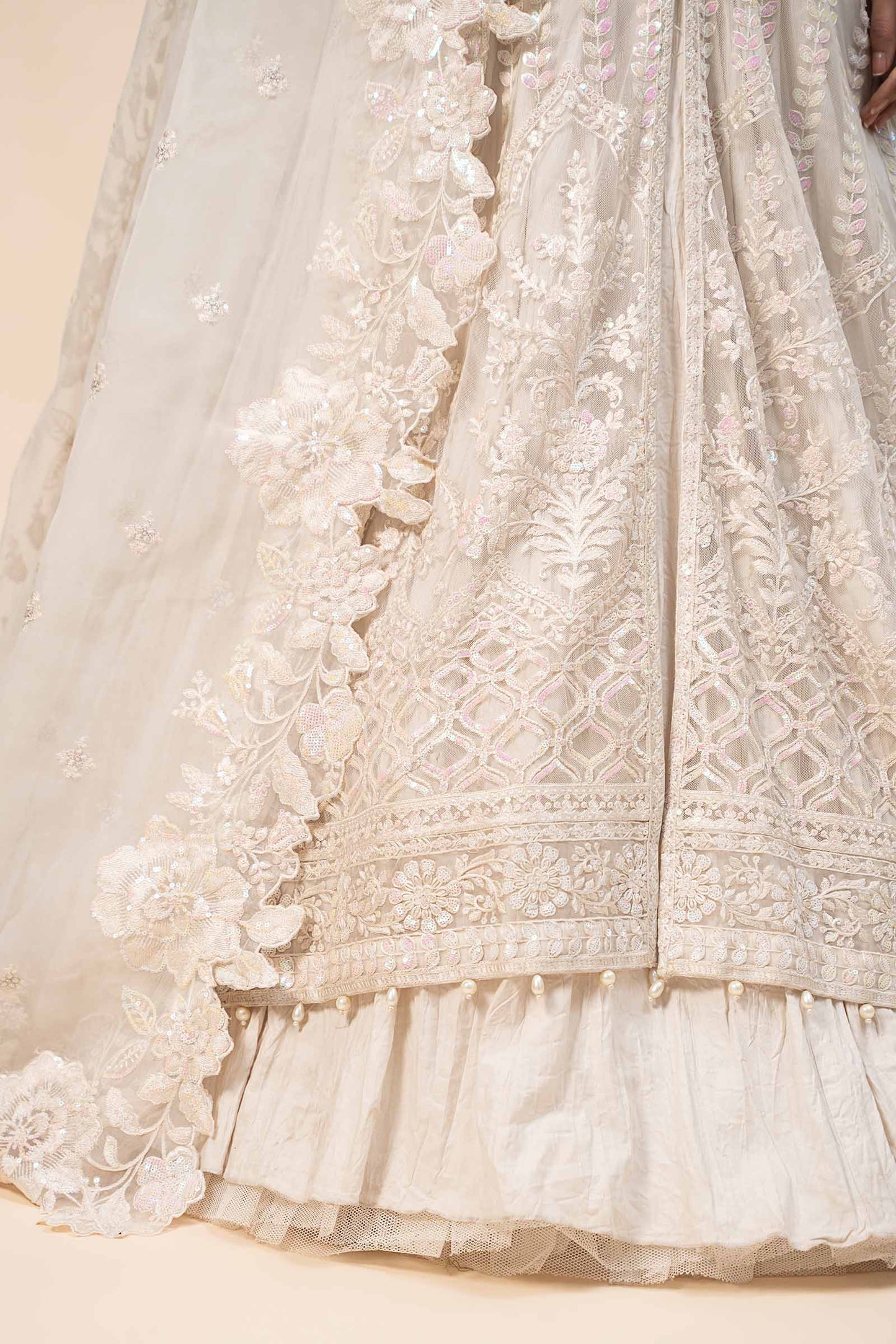 Maira B | Ready to Wear | SF-W24-44 Off White by Maria Faisal - Registered Vendor of : Maria B - type : Wedding Dress - 100% original wedding dresses