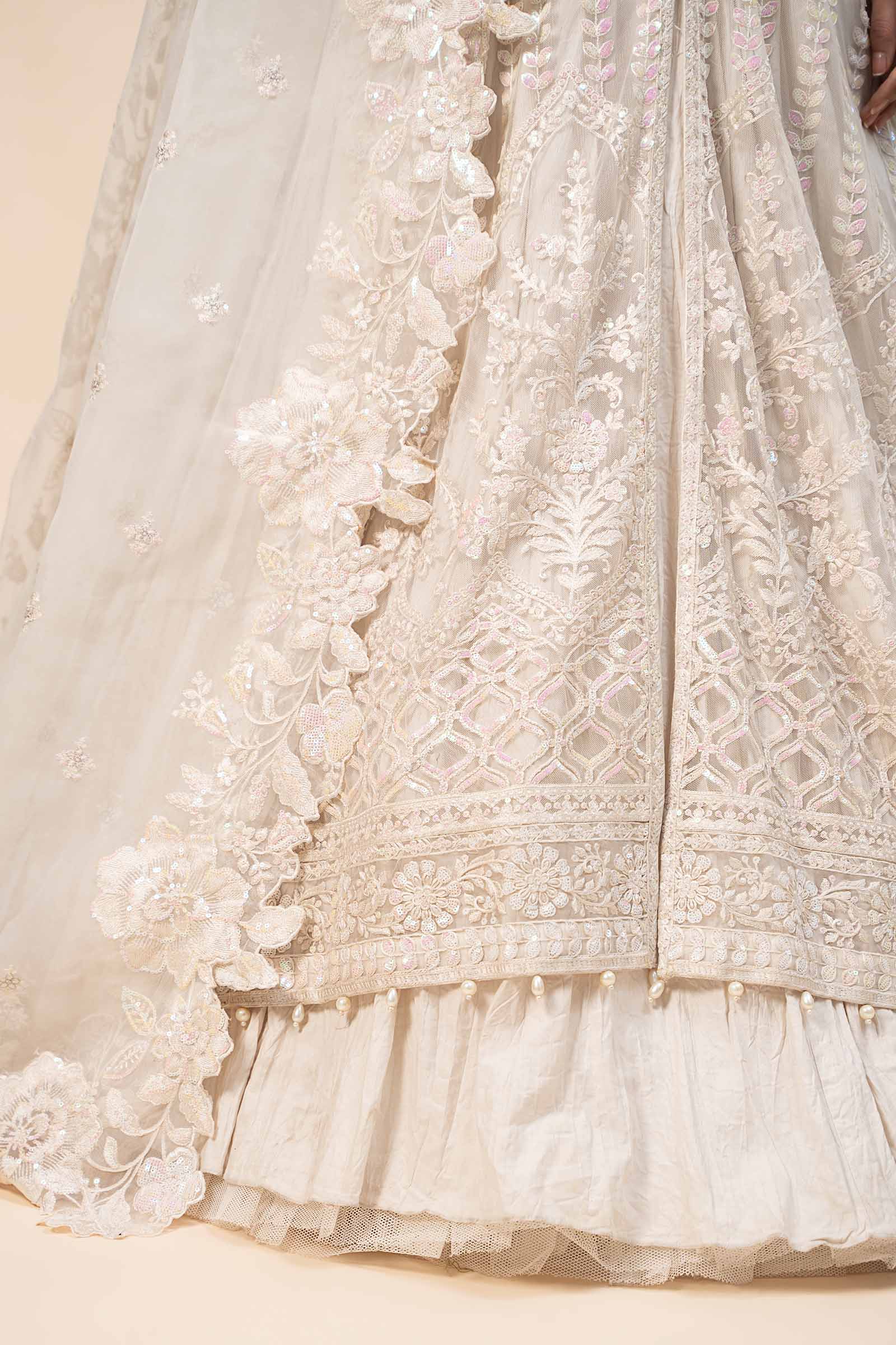 Maira B | Ready to Wear | SF-W24-44 Off White by Maria Faisal - Registered Vendor of : Maria B - type : Wedding Dress - 100% original wedding dresses