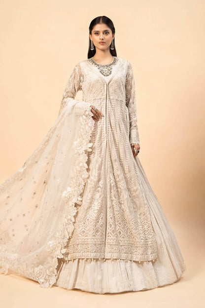 Maira B | Ready to Wear | SF-W24-44 Off White by Maria Faisal - Registered Vendor of : Maria B - type : Wedding Dress - 100% original wedding dresses