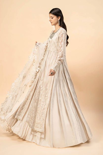 Maira B | Ready to Wear | SF-W24-44 Off White by Maria Faisal - Registered Vendor of : Maria B - type : Wedding Dress - 100% original wedding dresses