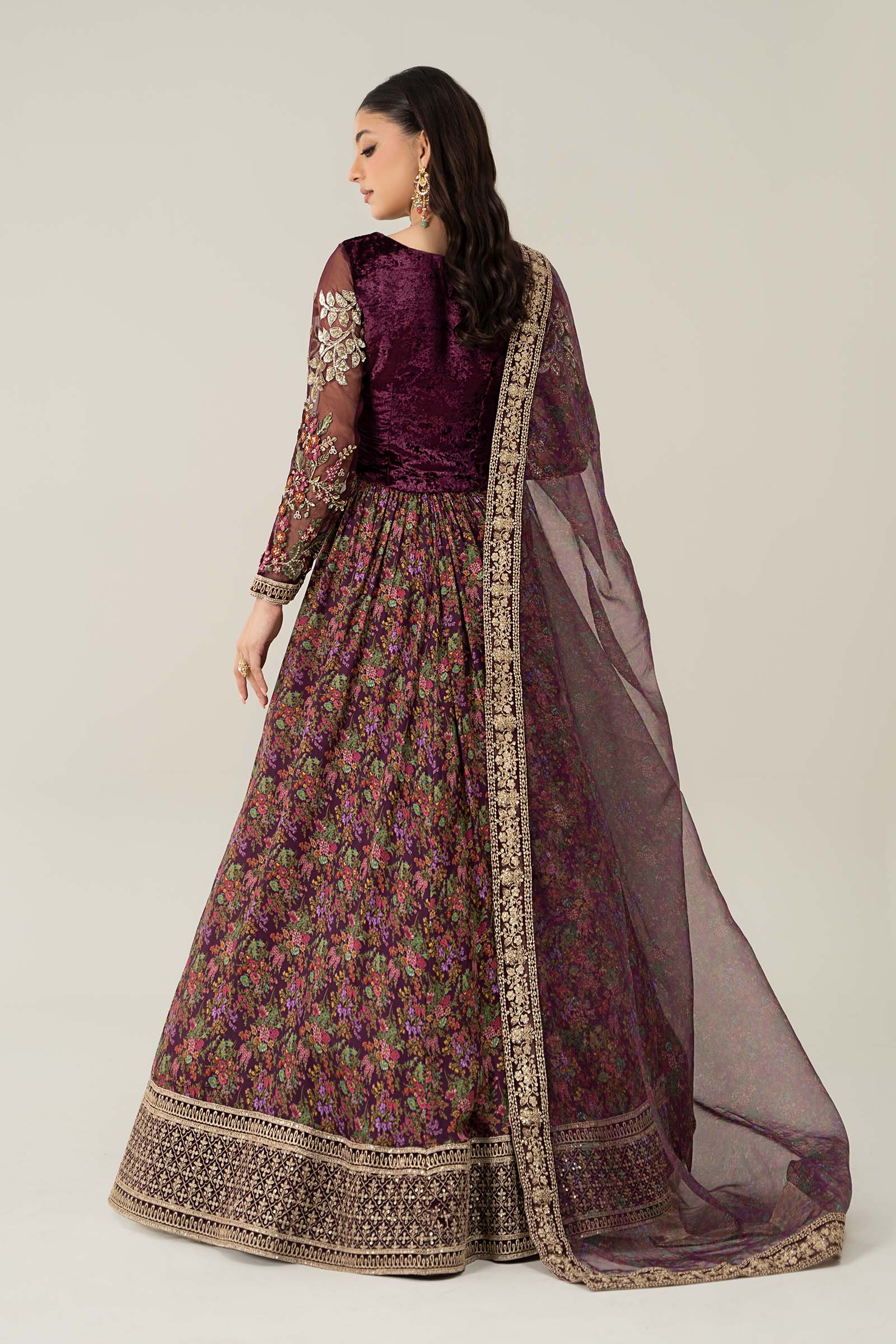 Maira B | Ready to Wear | SF-W24-50 by Maria Faisal - Registered Vendor of : Maria B - type : Wedding Dress - 100% original wedding dresses