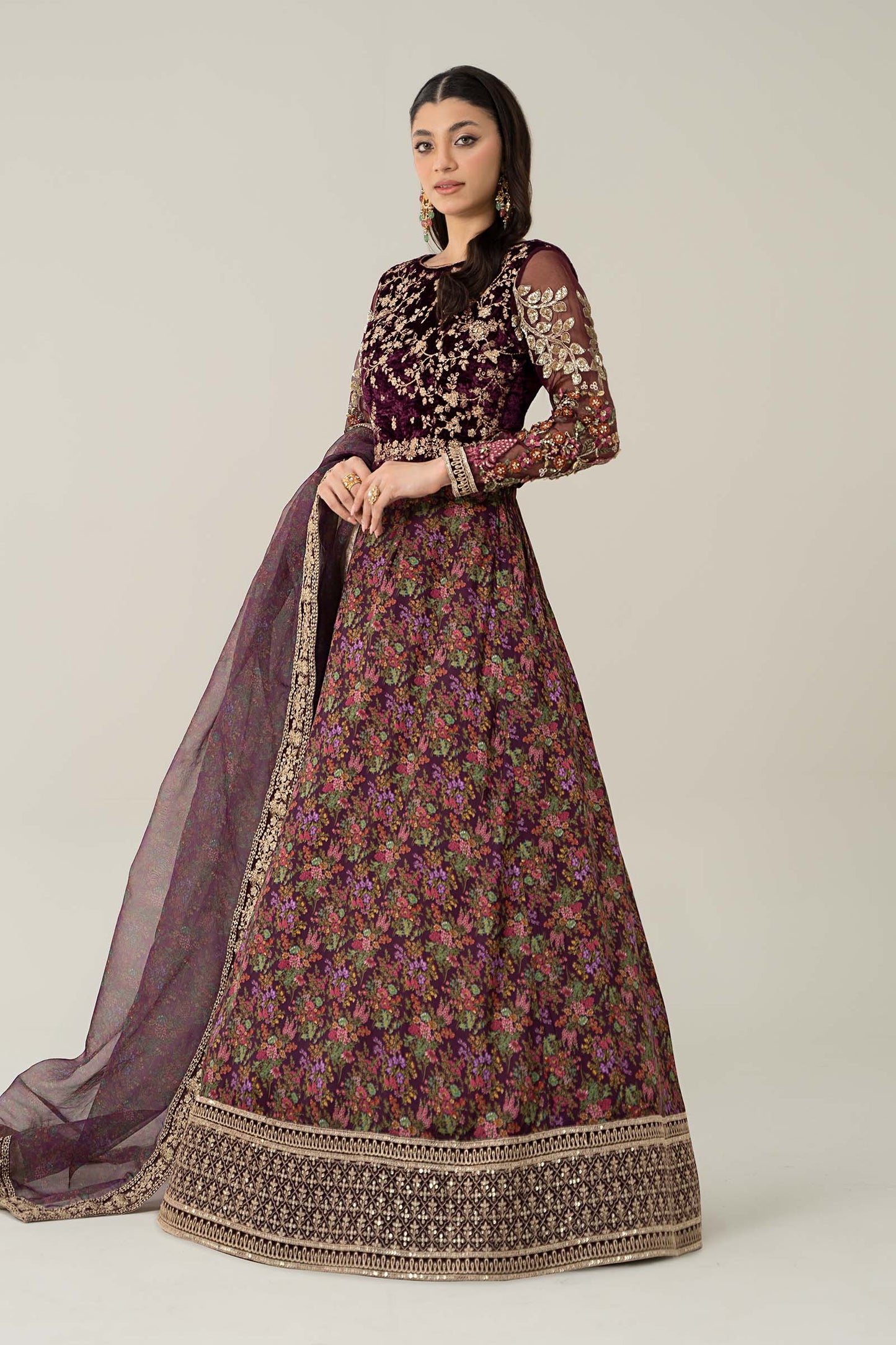 Maira B | Ready to Wear | SF-W24-50 by Maria Faisal - Registered Vendor of : Maria B - type : Wedding Dress - 100% original wedding dresses