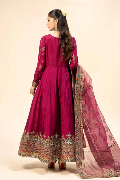 Maira B | Ready to Wear | SF-W24-65 Magenta by Maria Faisal - Registered Vendor of : Maria B - type : Wedding Dress - 100% original wedding dresses