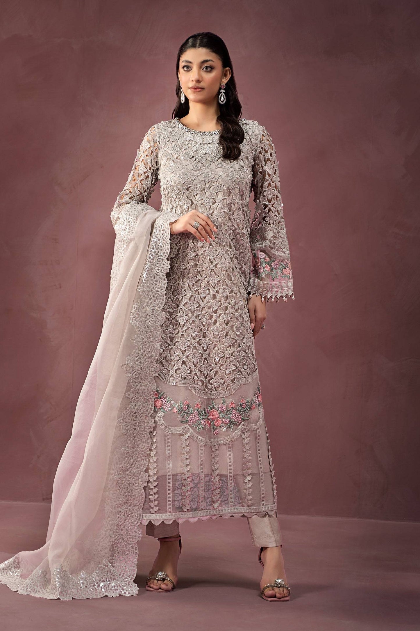Maira B | Ready to Wear | SF-W24-69 by Maria Faisal - Registered Vendor of : Maria B - type : Wedding Dress - 100% original wedding dresses