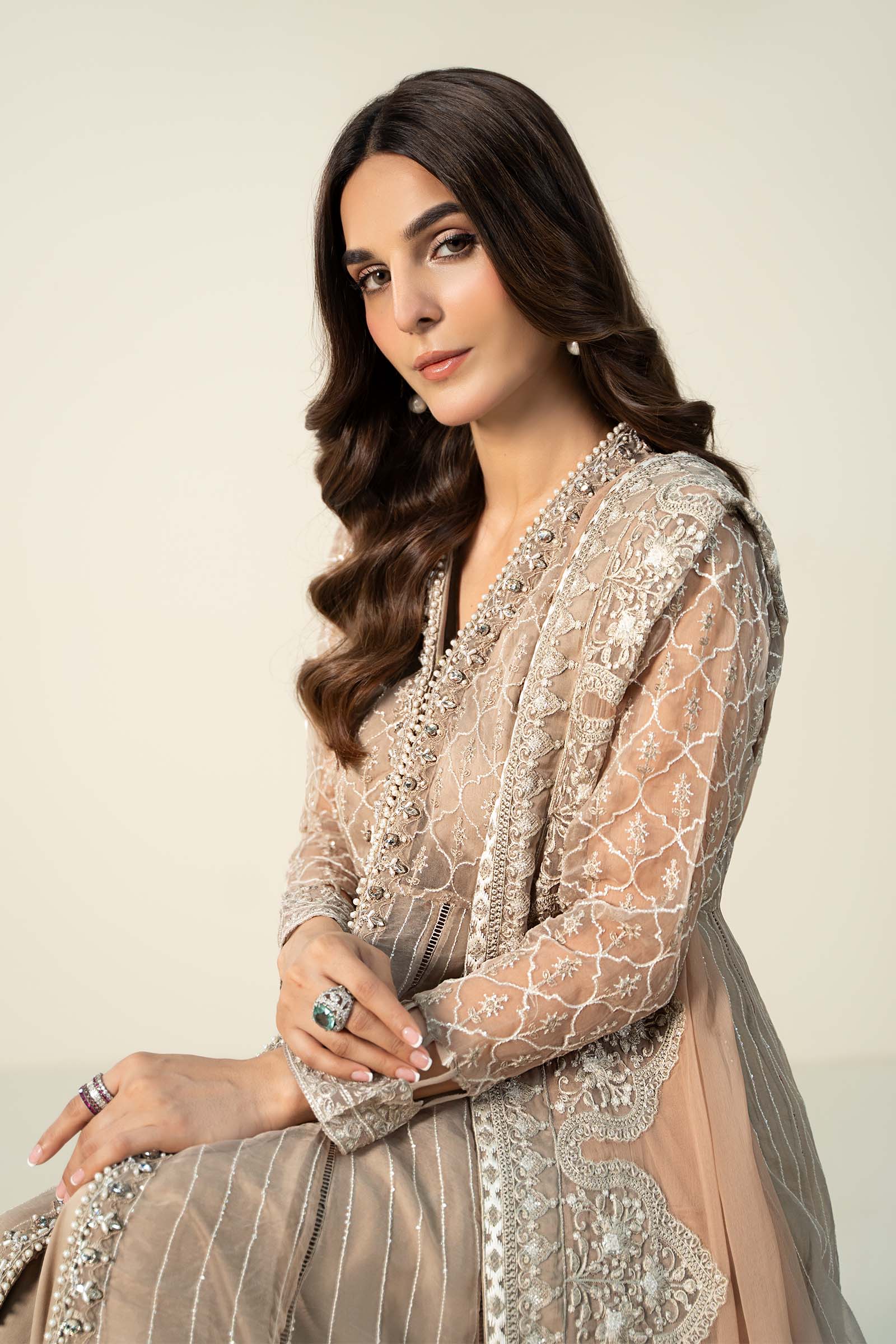 Maira B | Ready to Wear | SF-W24-70 by Maria Faisal - Registered Vendor of : Maria B - type : Wedding Dress - 100% original wedding dresses