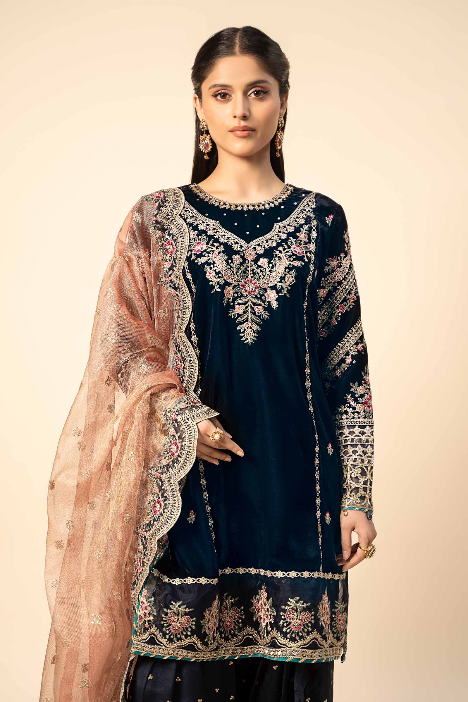 Maira B | Ready to Wear | SF-W24-80 by Maria Faisal - Registered Vendor of : Maria B - type : Wedding Dress - 100% original wedding dresses