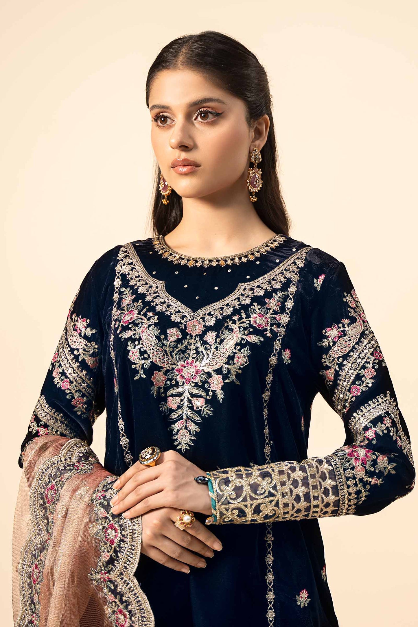 Maira B | Ready to Wear | SF-W24-80 by Maria Faisal - Registered Vendor of : Maria B - type : Wedding Dress - 100% original wedding dresses