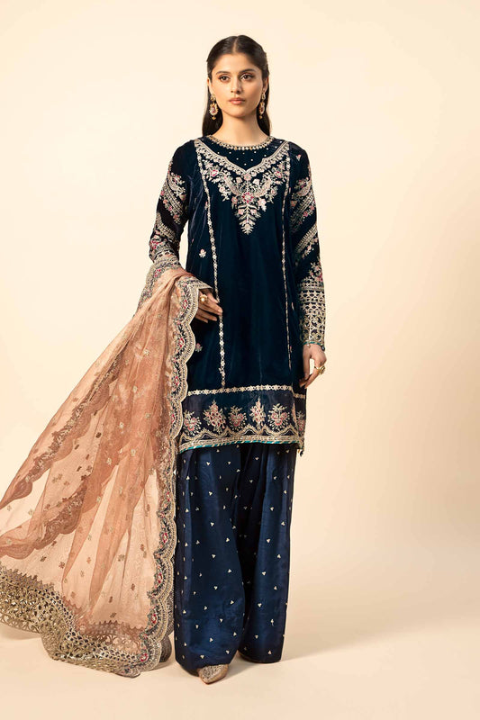 Maira B | Ready to Wear | SF-W24-80 by Maria Faisal - Registered Vendor of : Maria B - type : Wedding Dress - 100% original wedding dresses