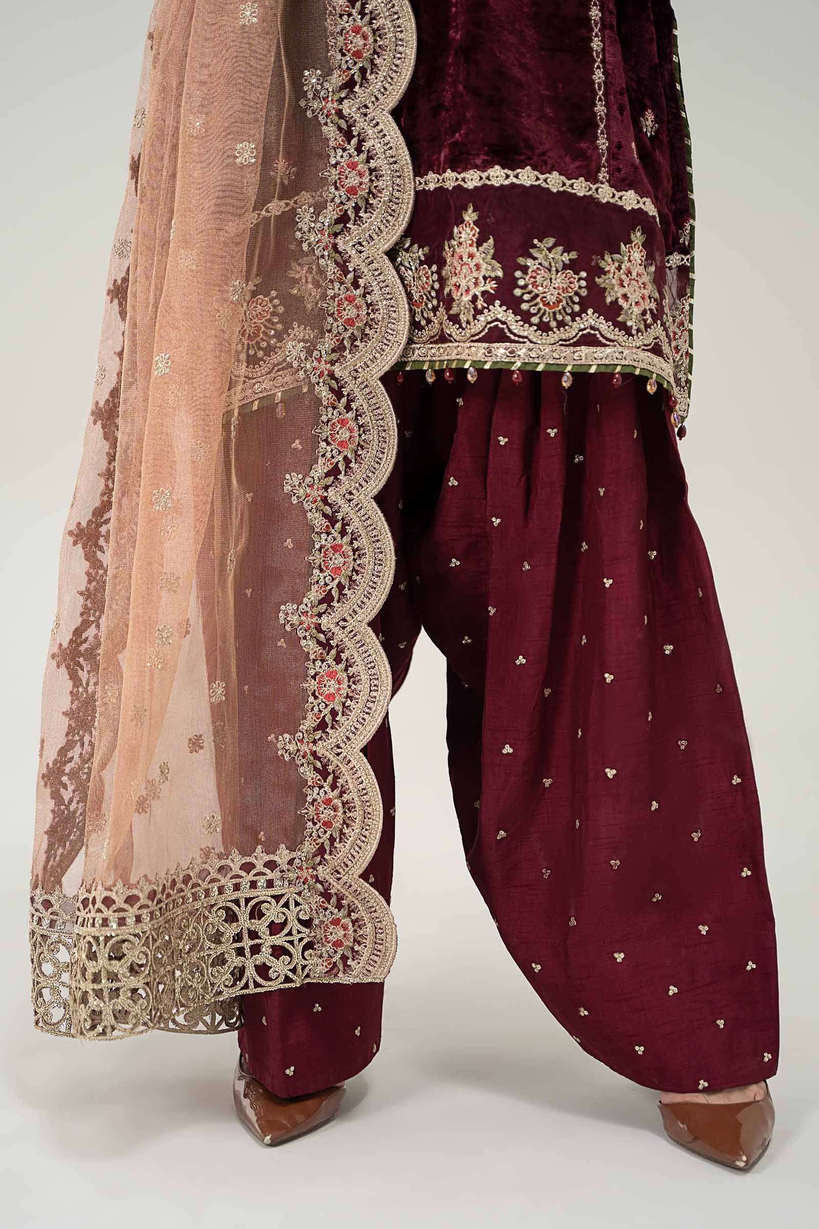 Maira B | Ready to Wear | SF-W24-80 by Maria Faisal - Registered Vendor of : Maria B - type : Wedding Dress - 100% original wedding dresses