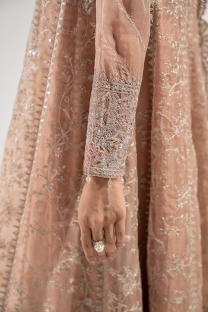 Maria B | Pre Fall Dresses | 3 Piece Embroidered Organza Suit ZS - Ladies Clothes - Maria Faisal