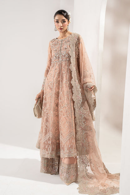 Maria B | Pre Fall Dresses | 3 Piece Embroidered Organza Suit ZS - Ladies Clothes - Maria Faisal