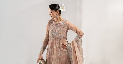 Maria B | Shehnai Luxury Formals | SF-W25-40 - Wedding Dress - available at Maria Faisal in UK and USA.