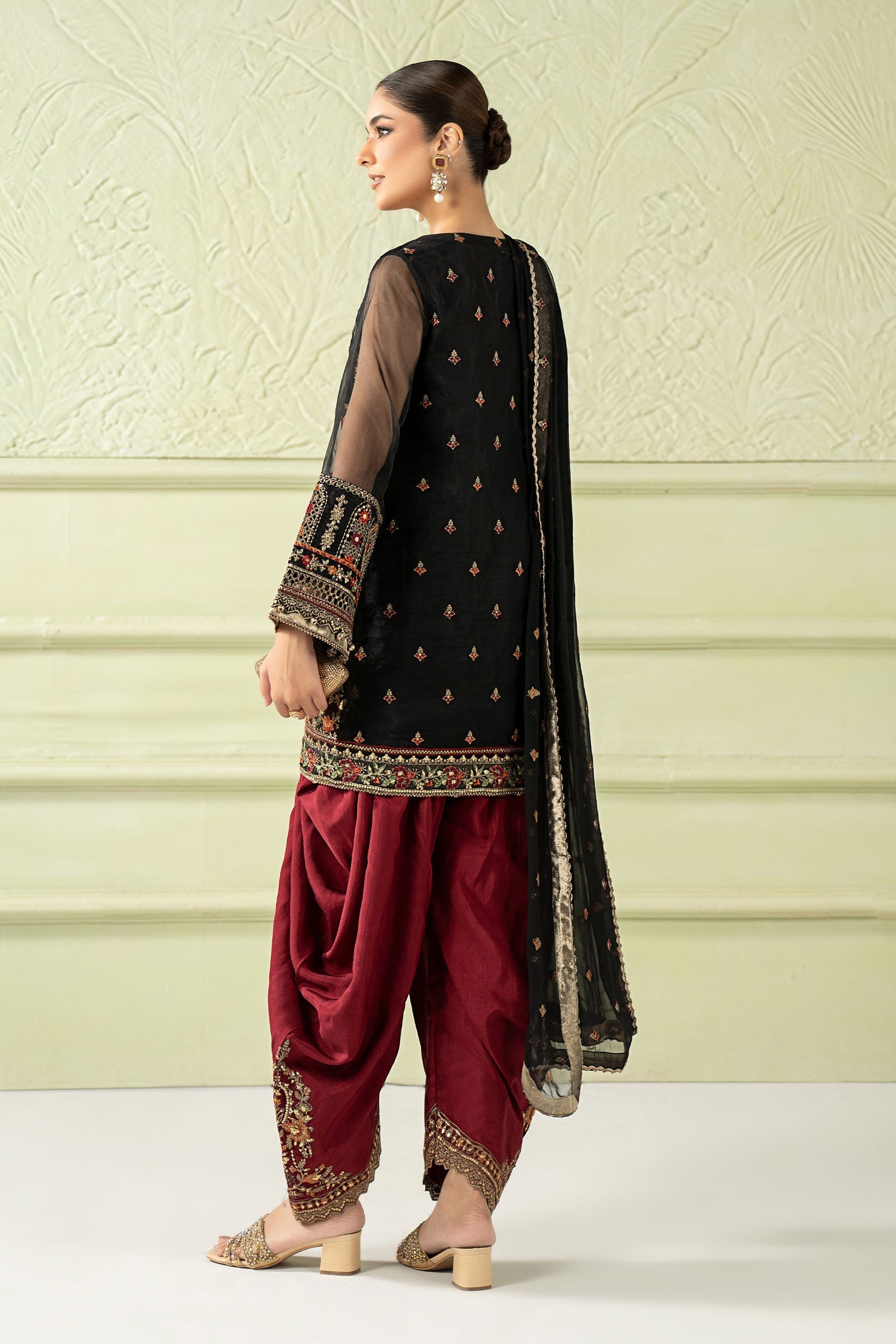 Maria b | Luxury Formal | SF-W25-56 - Formal Dress - available at Maria Faisal in UK and USA.
