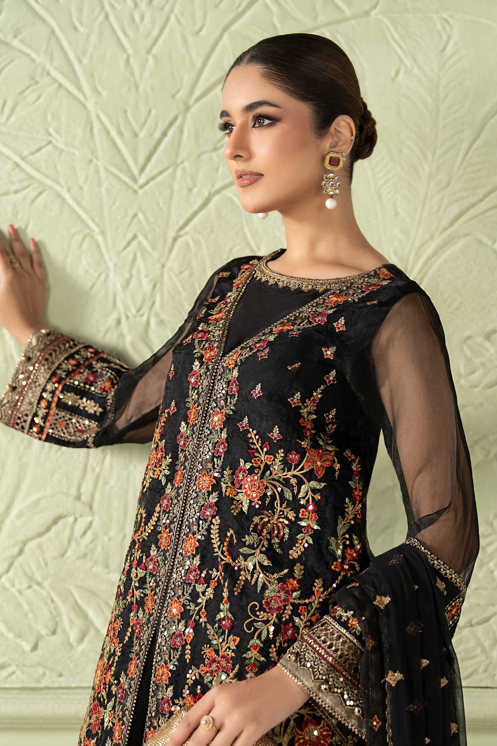 Maria b | Luxury Formal | SF-W25-56 - Formal Dress - available at Maria Faisal in UK and USA.
