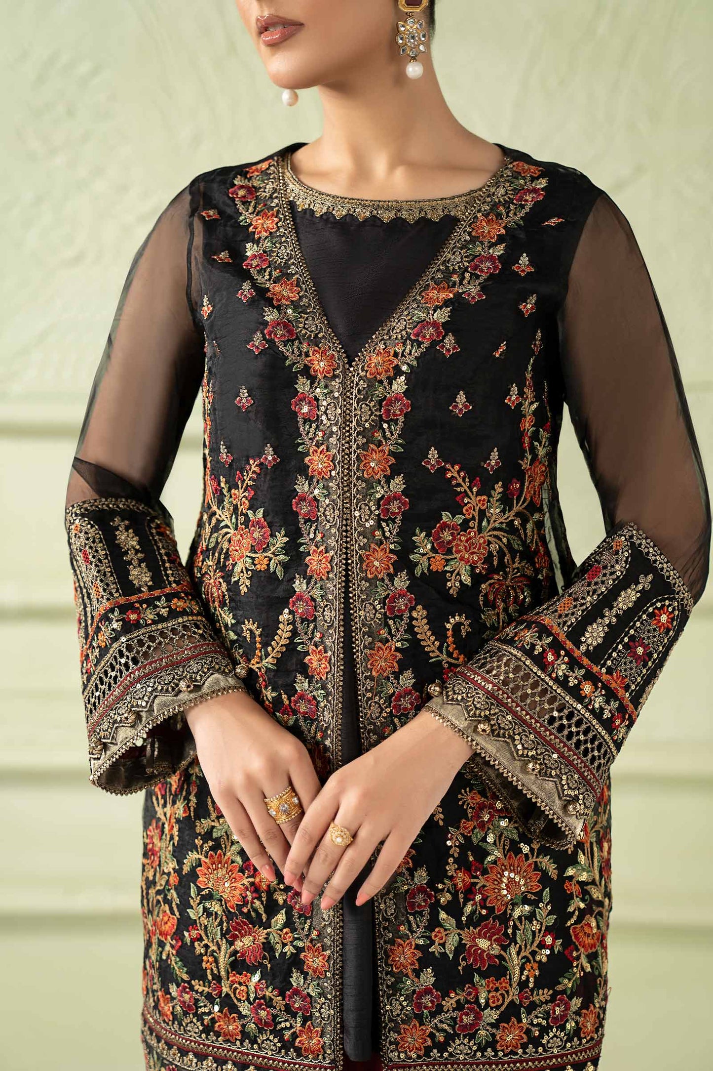 Maria b | Luxury Formal | SF-W25-56 - Formal Dress - available at Maria Faisal in UK and USA.