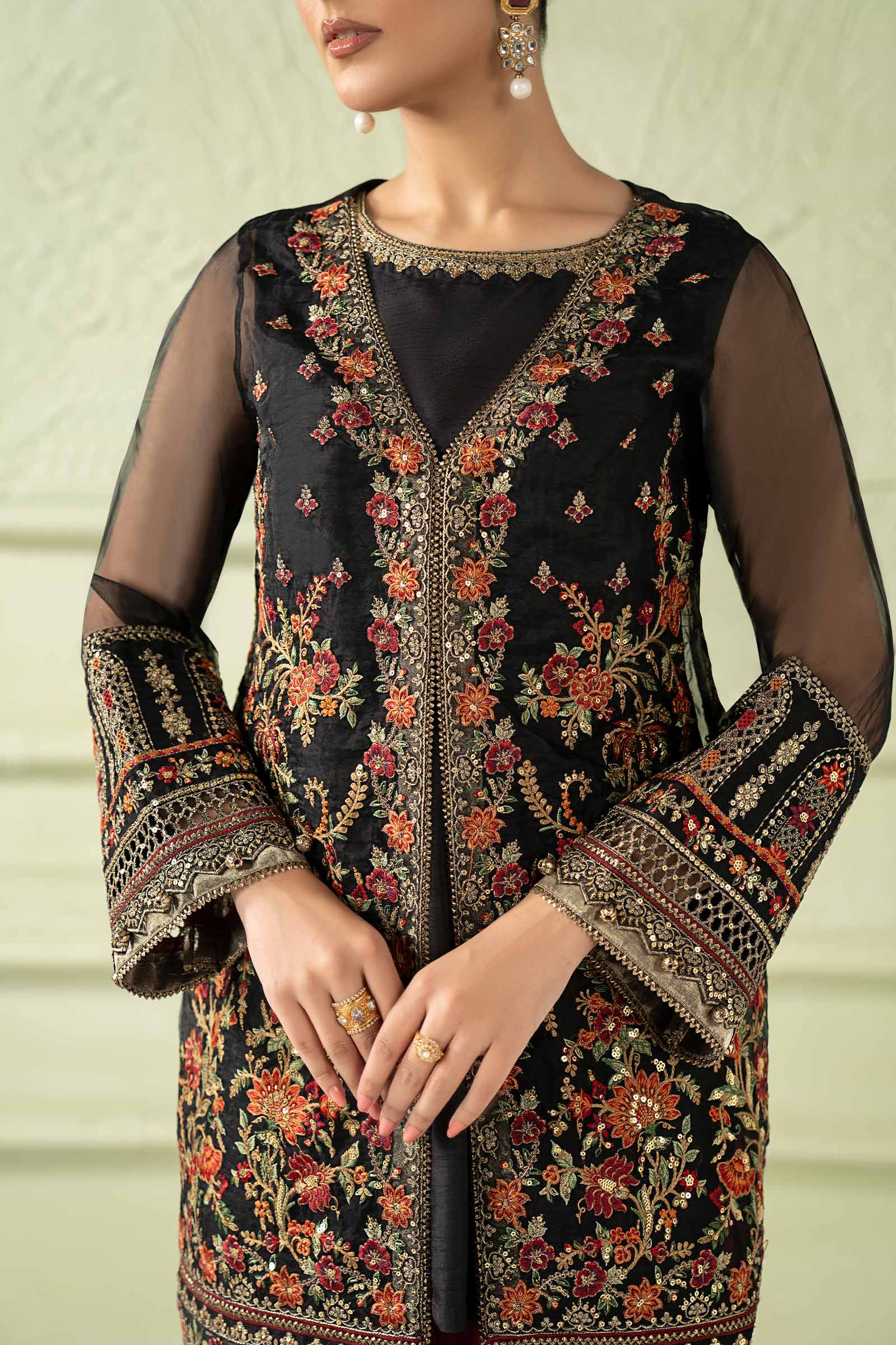 Maria b | Luxury Formal | SF-W25-56 - Formal Dress - available at Maria Faisal in UK and USA.
