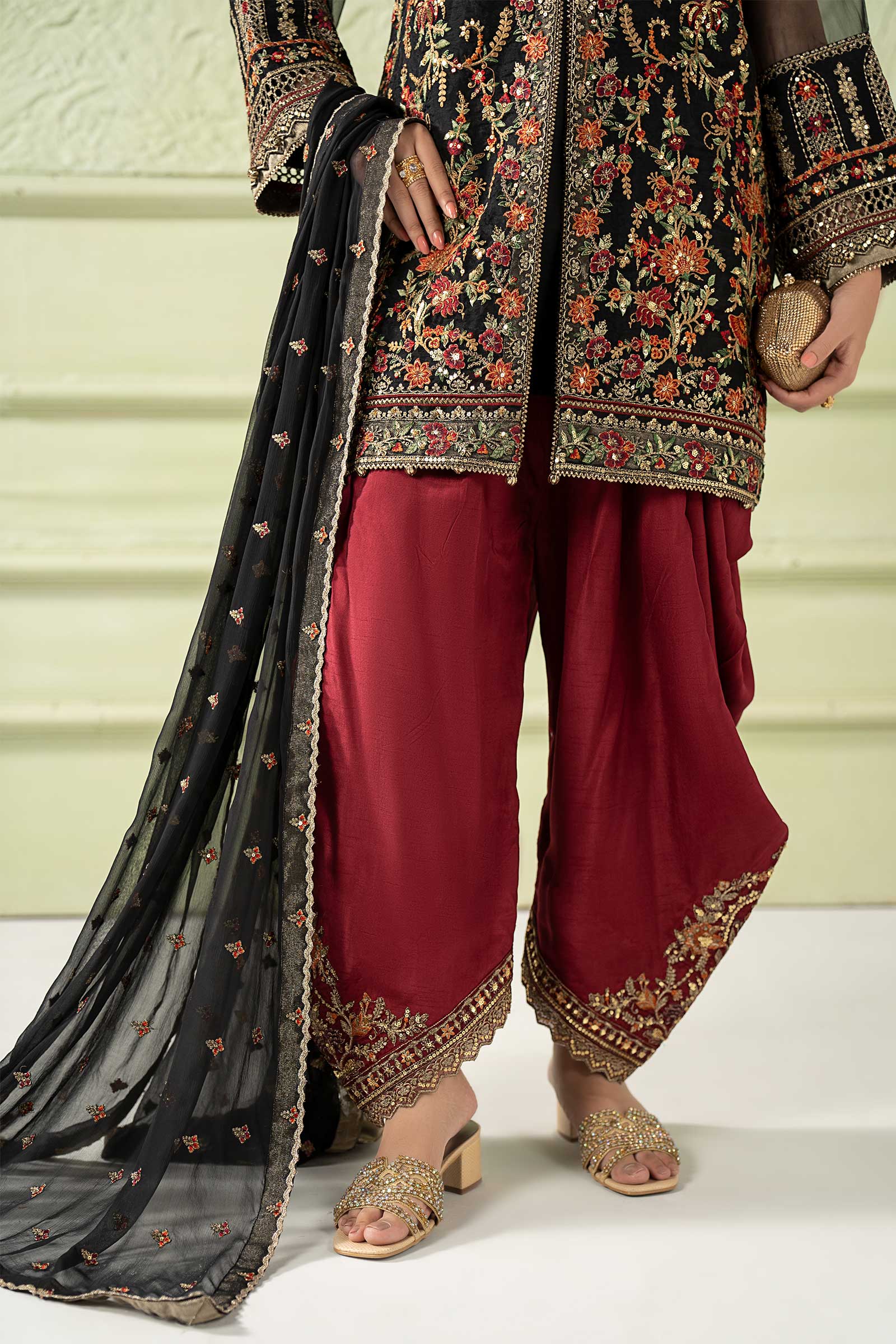 Maria b | Luxury Formal | SF-W25-56 - Formal Dress - available at Maria Faisal in UK and USA.