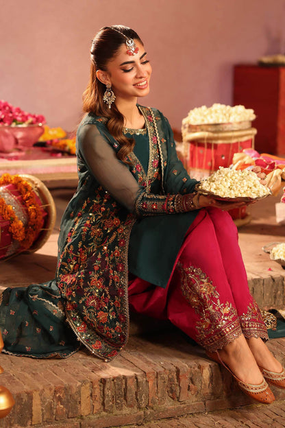 Maria b | Luxury Formal | SF-W25-56 - Formal Dress - available at Maria Faisal in UK and USA.