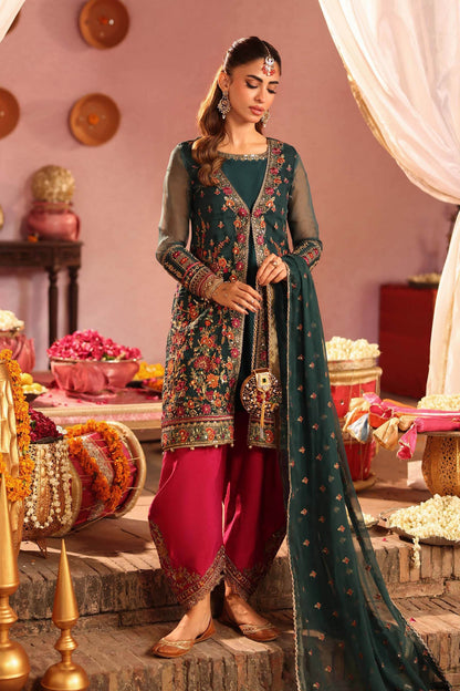 Maria b | Luxury Formal | SF-W25-56 - Formal Dress - available at Maria Faisal in UK and USA.