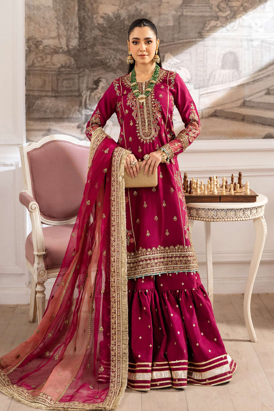 Maria B | Formal Wears | SF-EA25-02 - Ladies Clothes - Maria Faisal