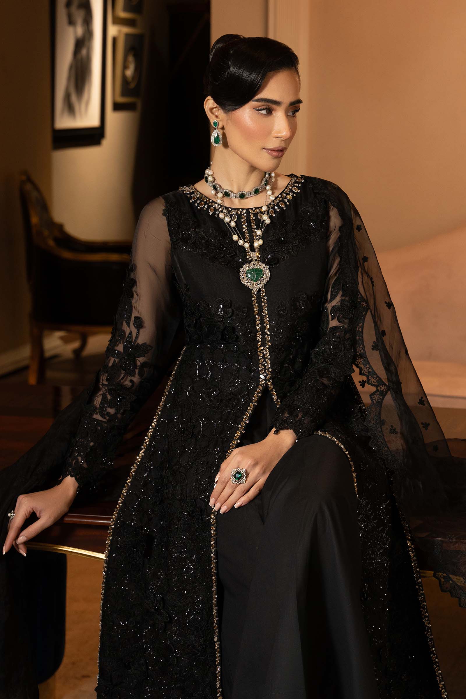Maria B | Formal Wears | SF-EF25-04 by Maria Faisal - Registered Vendor of : Maria B - type : Ladies Clothes - 100% original wedding dresses