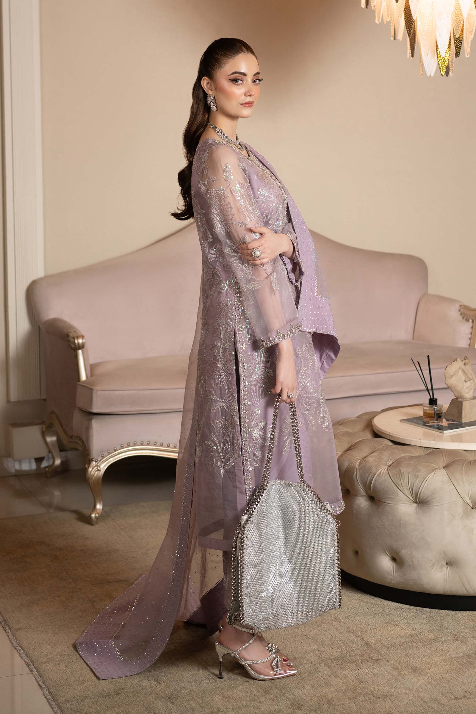 Maria B | Formal Wears | SF-EF25-15 by Maria Faisal - Registered Vendor of : Maria B - type : Ladies Clothes - 100% original wedding dresses