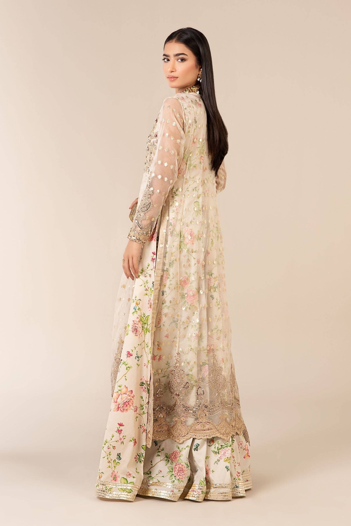 Maria B | Formal Wears | SF-EF25-37 by Maria Faisal - Registered Vendor of : Maria B - type : Ladies Clothes - 100% original wedding dresses