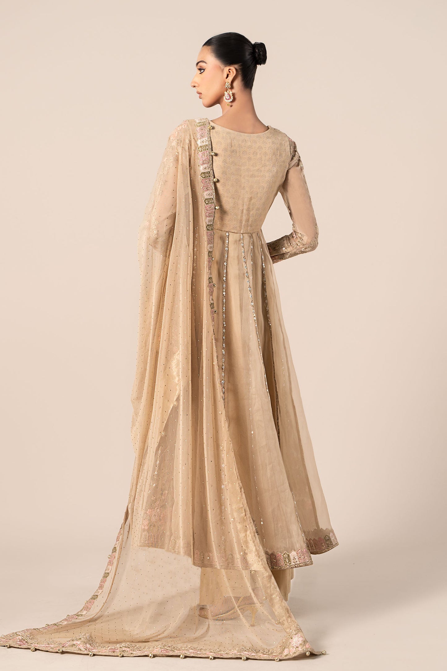 Maira B | Ready to Wear | SF-EF25-43 Coffee by Maria Faisal - Registered Vendor of : Maria B - type : Wedding Dress - 100% original wedding dresses