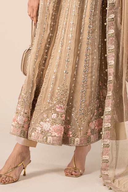 Maira B | Ready to Wear | SF-EF25-43 Coffee by Maria Faisal - Registered Vendor of : Maria B - type : Wedding Dress - 100% original wedding dresses