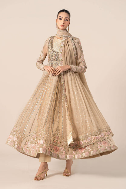 Maira B | Ready to Wear | SF-EF25-43 Coffee by Maria Faisal - Registered Vendor of : Maria B - type : Wedding Dress - 100% original wedding dresses