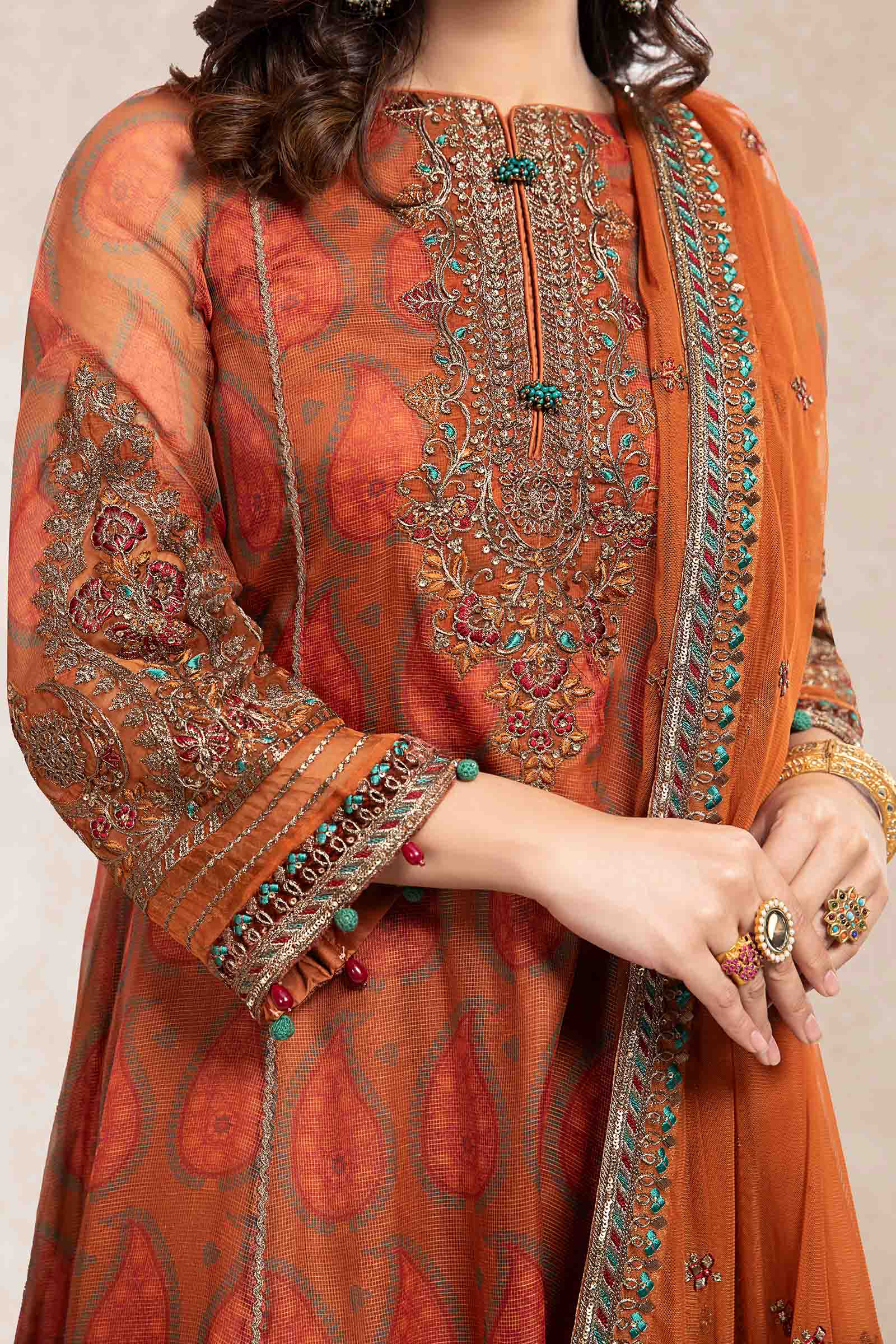 Maira B | Ready to Wear | SF-EF22-31R1 by Maria Faisal - Registered Vendor of : Maria B - type : Wedding Dress - 100% original wedding dresses