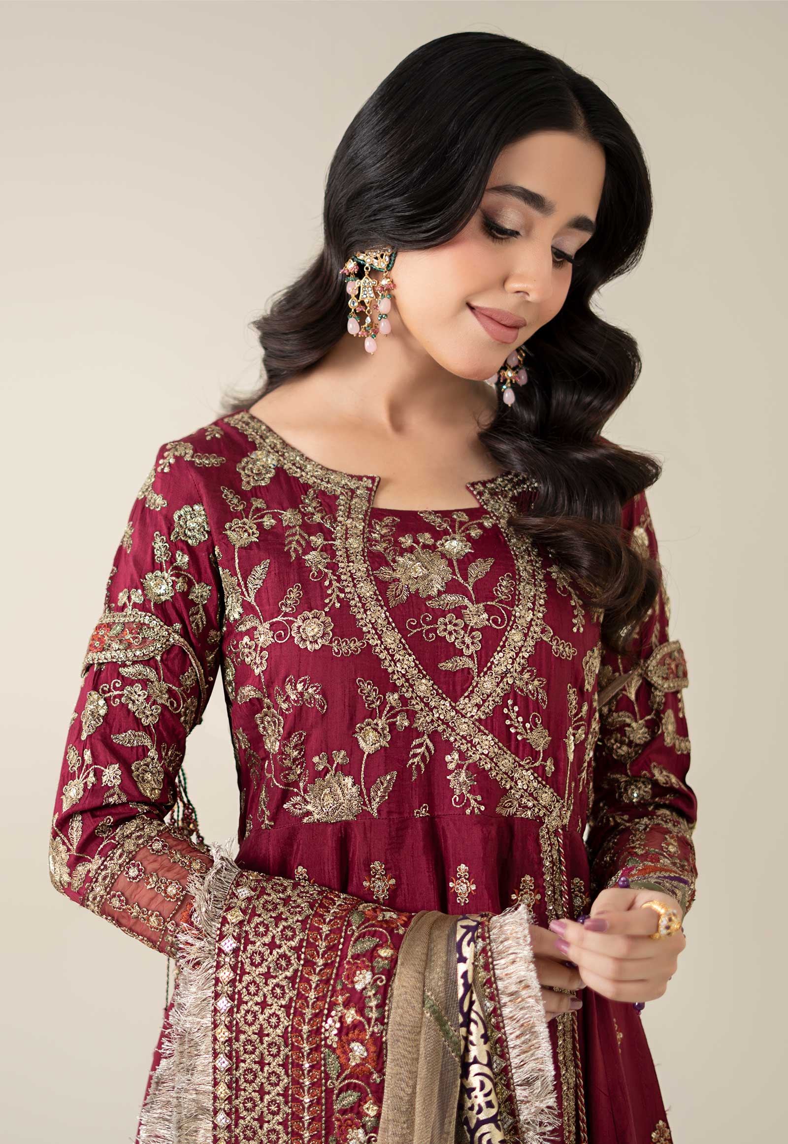 Maria B | Formal Wears | SF-EF25-27 by Maria Faisal - Registered Vendor of : Maria B - type : Ladies Clothes - 100% original wedding dresses