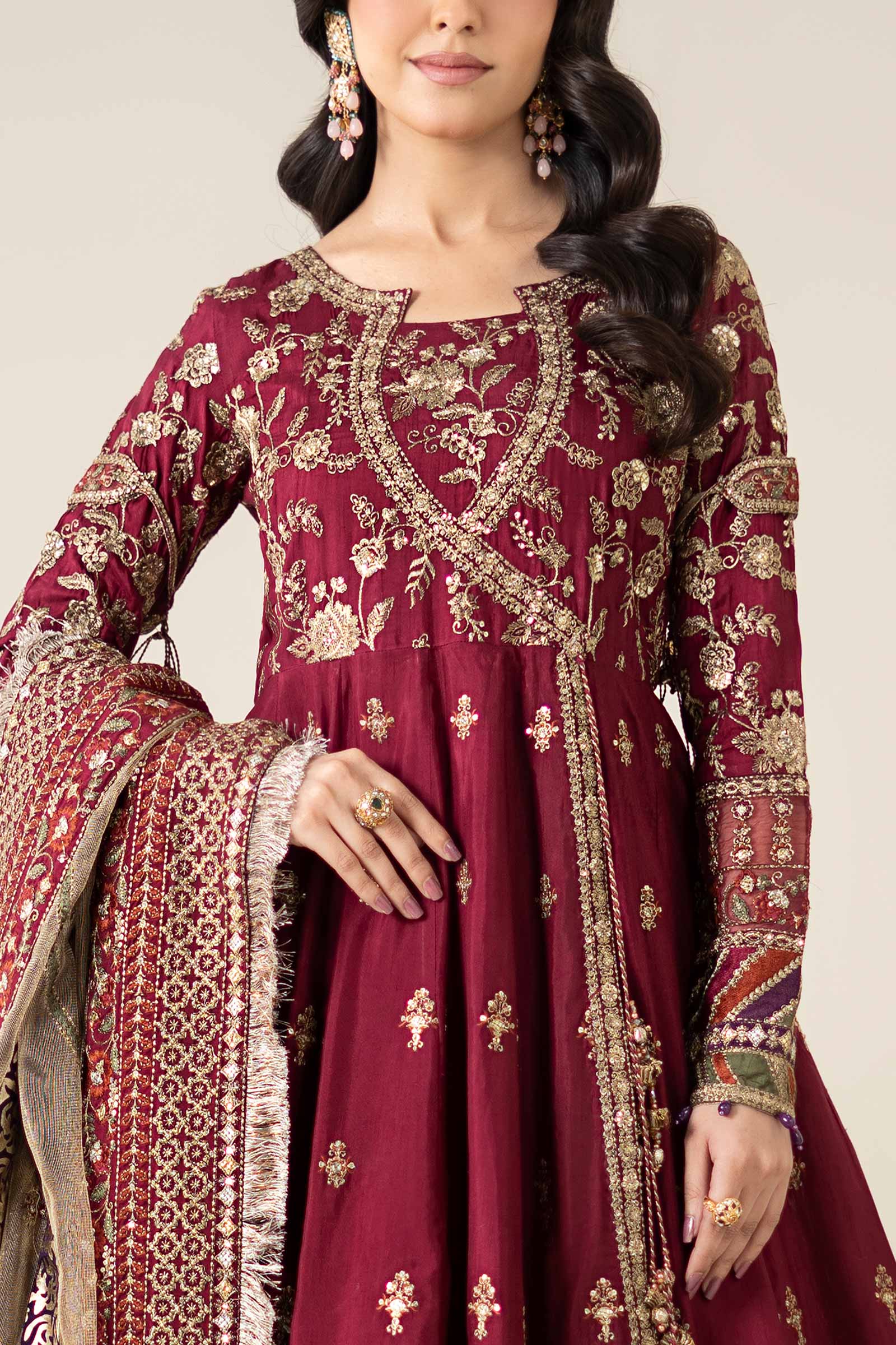 Maria B | Formal Wears | SF-EF25-27 by Maria Faisal - Registered Vendor of : Maria B - type : Ladies Clothes - 100% original wedding dresses