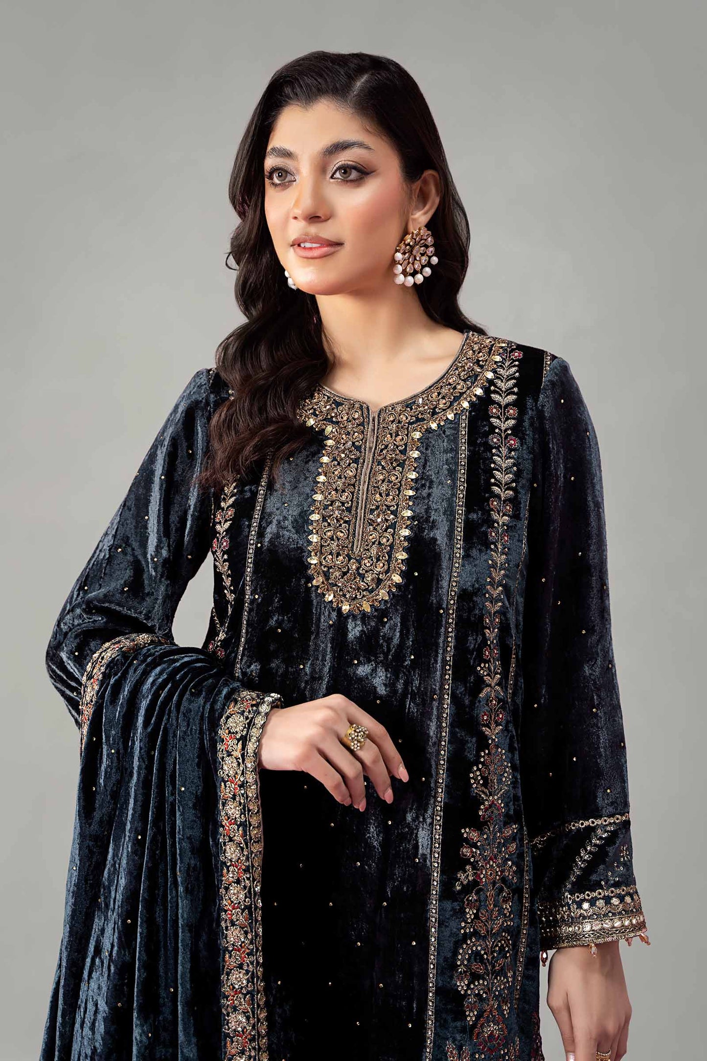 Maira B | Ready to Wear | SF-W24-14 by Maria Faisal - Registered Vendor of : Maria B - type : Wedding Dress - 100% original wedding dresses