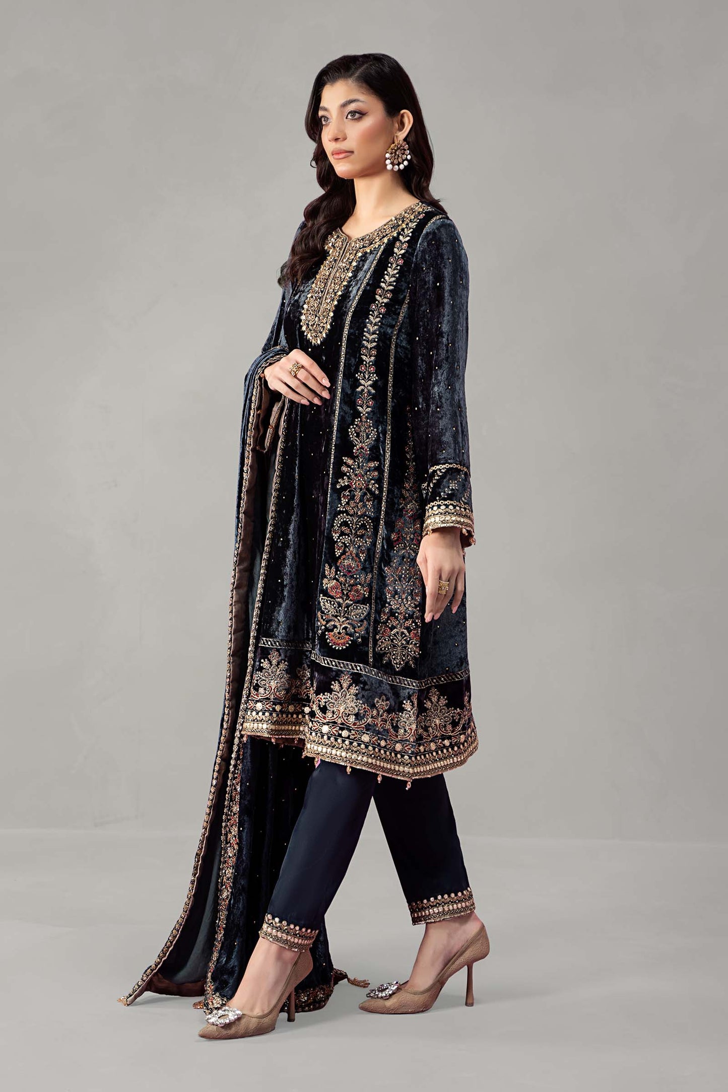 Maira B | Ready to Wear | SF-W24-14 by Maria Faisal - Registered Vendor of : Maria B - type : Wedding Dress - 100% original wedding dresses