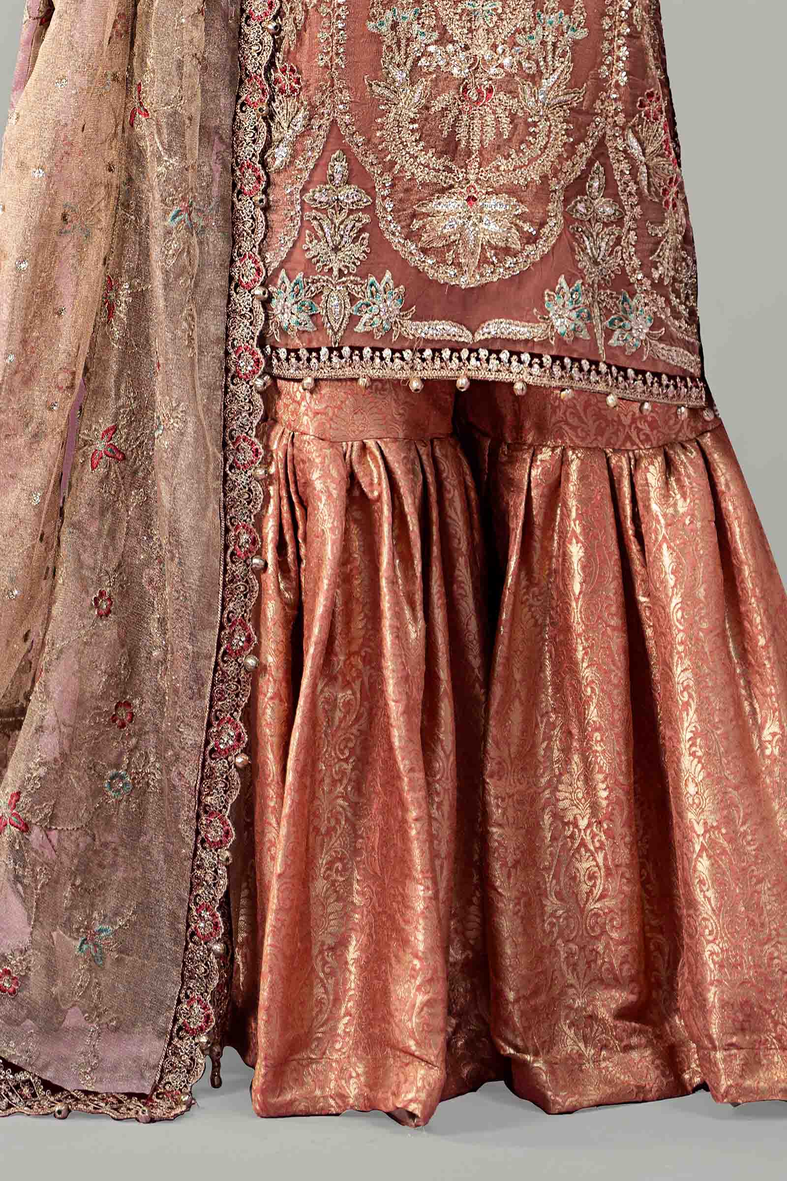 Maira B | Ready to Wear | SF-W24-62 Pink by Maria Faisal - Registered Vendor of : Maria B - type : Wedding Dress - 100% original wedding dresses