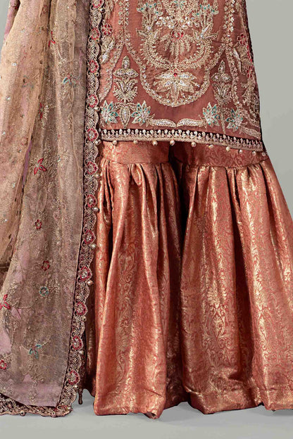 Maira B | Ready to Wear | SF-W24-62 Pink by Maria Faisal - Registered Vendor of : Maria B - type : Wedding Dress - 100% original wedding dresses