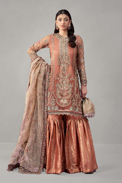 Maira B | Ready to Wear | SF-W24-62 Pink by Maria Faisal - Registered Vendor of : Maria B - type : Wedding Dress - 100% original wedding dresses